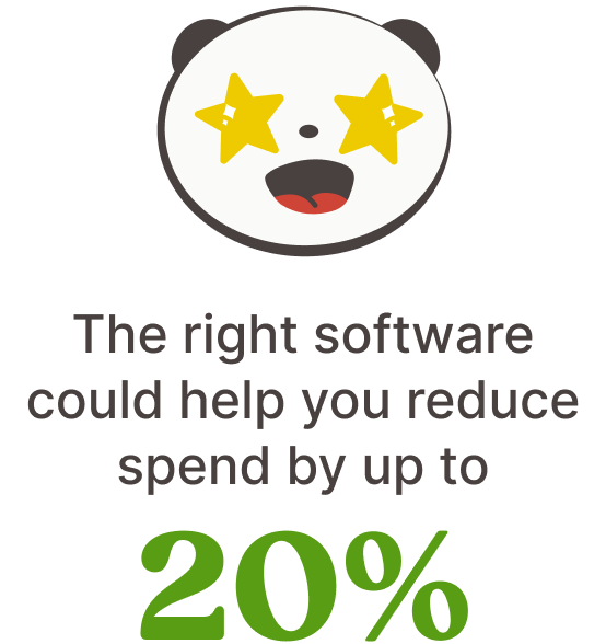 The right software could help you reduce spend by up to 20%